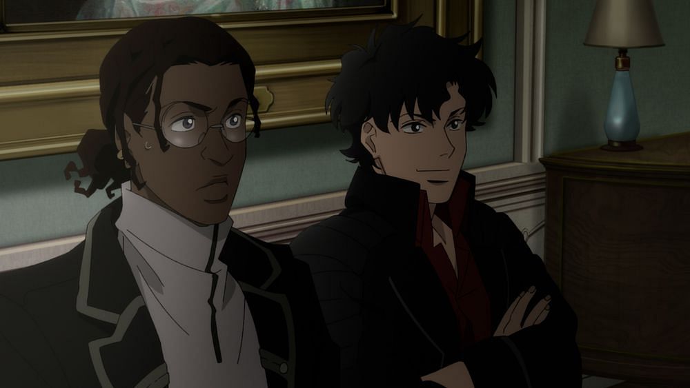 Doug and Axel in the most recent episode (Image via MAPPA).